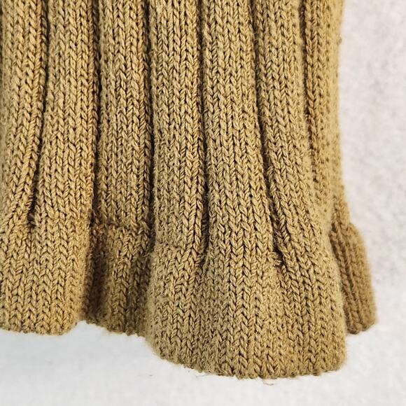 Madewell Tilney Ribbed Knit Sweater Tank Spiced Olive Sz M Stretchy Earthy Chic - Picture 5 of 10